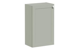 VitrA Root Classic 40cm 1 Door Slim Lower/Base Unit (LH Hinge) - Matt Retro Green